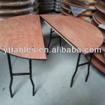 4ft half round folding banquet table