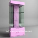 Shop glass display showcase