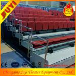 JY-768 factory price Rails retractable indoor gym bleachers