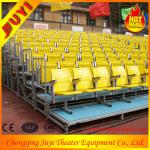 JY-716 factory price plastic bleacher grandtand seating folding bleachers