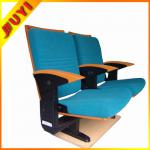 Folding retractable seating with wood armrest telescopic bleachers JY-780