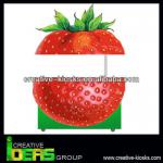 outdoor strawberry juice fiber plastic kiosks