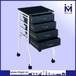 Wholesale Black Hair Salon Trolley MGR-9730