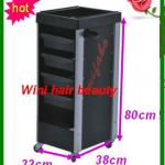 5 drawers Professional hair beauty salon drawers / trolleys / hairdressing beauty trolley with drawers-WN24021