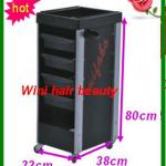 5 drawers Professional hair beauty salon drawers / trolleys / hairdressing beauty trolley with drawers