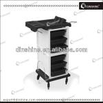 Wholesale beauty spa plastic storage beauty salon trolley-TA019