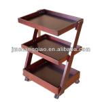 3 Layers Wooden Beauty Box Trolley&amp;Beauty Trolley-3916