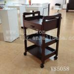 wood beauty tool cart with favourable price