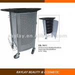 New design 6-tier hair beauty SPA salon rolling storage cart trolley with lock