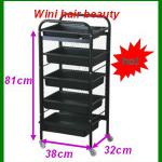 5 layers Salon trolley /hairdressing cart /salon tray /salon station /salon trolley carts for cheaper price