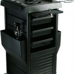 Deluxe Lockable Salon Trolley with extra aluminium service tray-