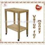 Global wholesale supply wood massage table trolley-B-63