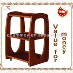 high quality salon furniture brown color trolley