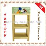 wood color beauty trolley transport wood trolley-B-62(wooden color)