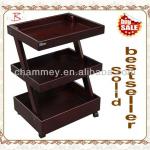 professional wooden beauty trolley