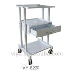 3-tier Stainless steel trolley for salon spa use