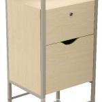 Multifunctional salon cabinets with two drawers