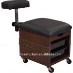 Peach wood beauty trolley nail