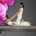 Soild Wood Thai massage bed TM608, thai massage table,Thai style couch-TM608