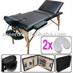2012 wholesale folding portable adjustable position beauty leather massage table-