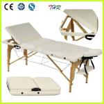 THR-WT006 Wooden Portable Massage Bed