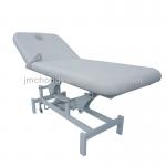 Two motor electric facial bed CK 81205 in white 2 section