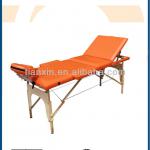 wood leg massage bed