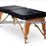 Aluminum Frame Wooden Legs Massage Table