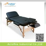 Acrofine Wooden Portable Massage Table with Deluxe PU leather