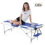 GESS-2502 2-Section Aluminium Portable Massage Table for SPA