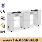 Wholesale Modern White Double Nail Tables KZM-N031-2