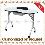 melamine foldable manicure table for nail