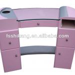 wholesale salon furniture pink nail manicure table-SK-E012