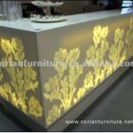 Hi Macs made light reception desk for salon and bar RCD-023-RCD-023