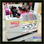 Hot sale nail furniture for nail designs/beautiful nail kiosk for nail art design-N20013