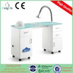 beauty salon manicure table with air condition system