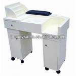 Movable wooden nail manicure table MT010