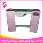 salon beauty manicure nail table with vacuum