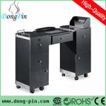 professional black manicure tables nail salon furnitures