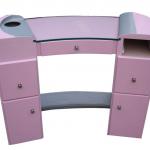 purple elegant nail salon table/manicure table nail station-LW-L020