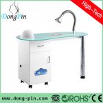 nail bar manicurist table with nail dust collector