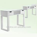 Painted finish acetone proof Nail technician tables used nail salon equipment F-5715