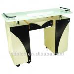 Painted finish acetone proof Marbel top Nail technician tables used nail salon equipment F-2722SB