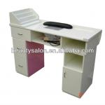 Movable nail manicure table MT013 with dust collector