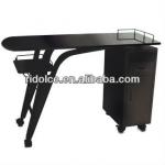 Wood finished Nail technician tables used nail salon equipment F-2725-2