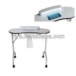 VY-8607B White Manicure Tables With Fan