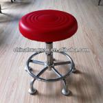 cheap adjustable shop counter stool with wheels-HG1118