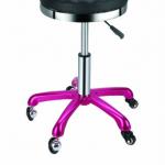 Black Salon Stools with color Base SSF-A042