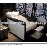 White bed style elegant color wash unit/MY-C970