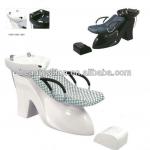 Luxury hair washing shampoo chair with footrest